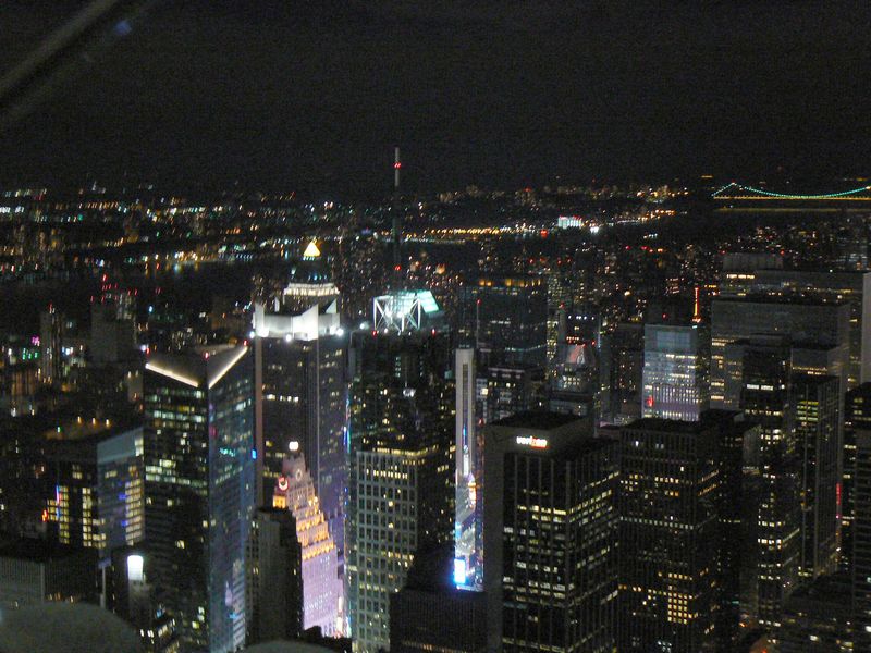 Vu de l Empire State Building: Paramount Building et The Worldwide Plaza  vu de l Empire State Bulding